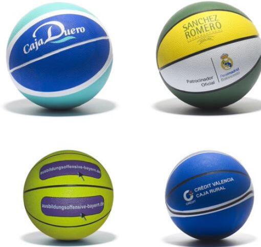 pelotas de baloncesto personalizadas logo publicidad