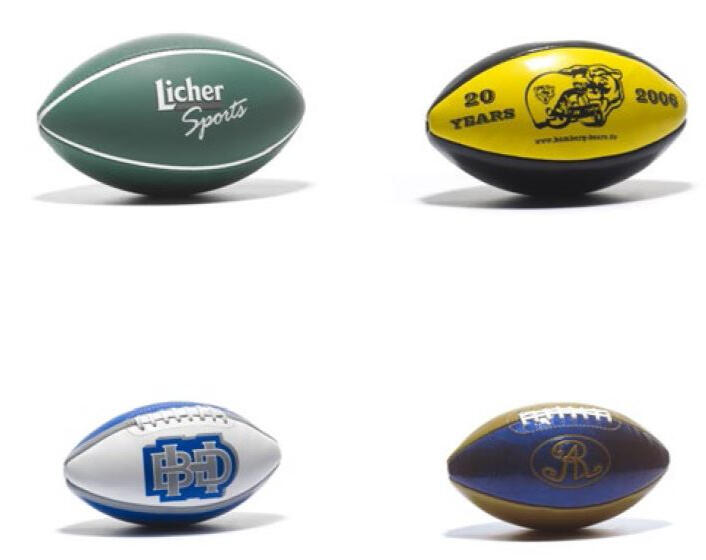 pelotas de rugby personalizadas logo publicidad